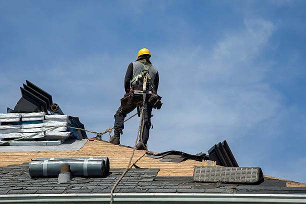 Professional Roofing technician working in Afton, VA